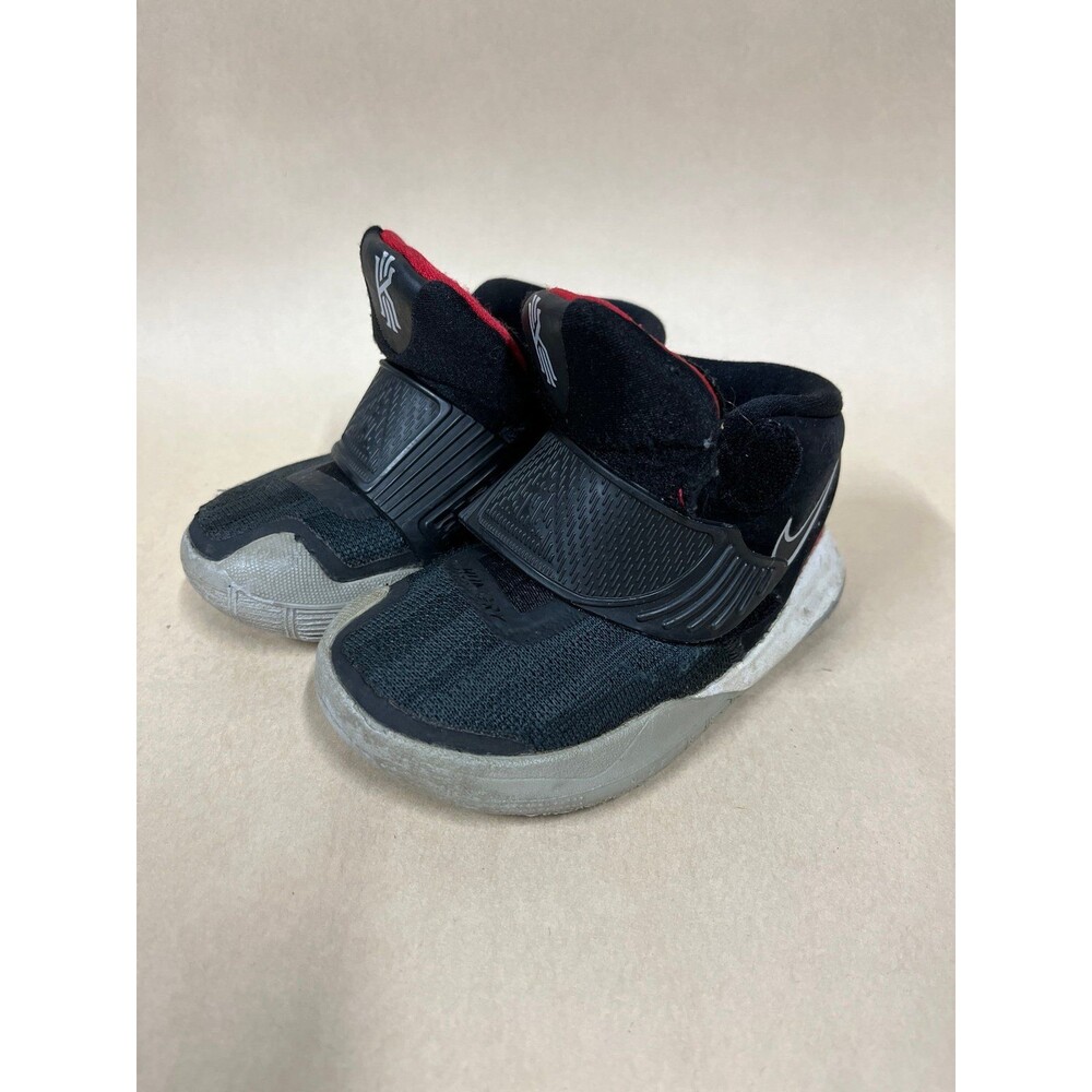 Nike Kyrie 7 toddler boys basketball shoes sneakers black red size 7c